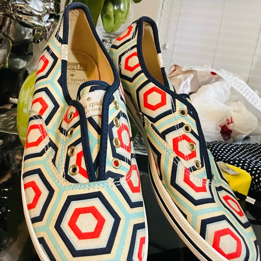 Kate Spade Geometric Pattern Men's Sneakers